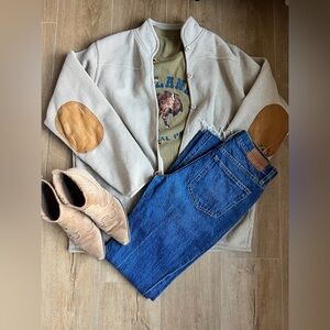 Tan Button-Up Jacket